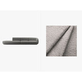 Miley 4-Sitzer Sofa, Linke Seite offen, in Boucle (Bal2085) in Hellgrau, 323x90 cm – Bild 1