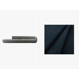 Miley 4-Sitzer Sofa, Linke Seite offen, in Boucle (Bal2088) in Dunkelblau, 323x90 cm – Bild 1