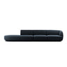 Miley 4-Sitzer Sofa, Linke Seite offen, in Chenille (Haga86) in Königsblau, 323x90 cm – Bild 1
