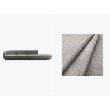 Miley 4-Sitzer Sofa, Rechte Seite offen, in Boucle (Bal2085) in Hellgrau, 323x90 cm – Bild 1