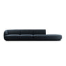 Miley 4-Sitzer Sofa, Rechte Seite offen, in Chenille (Haga86) in Königsblau, 323x90 cm – Bild 1