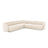 Miley 5-Sitzer Ecksofa mit Bezug aus Chenille, 255x255 cm - ZEN ZONE Furniture