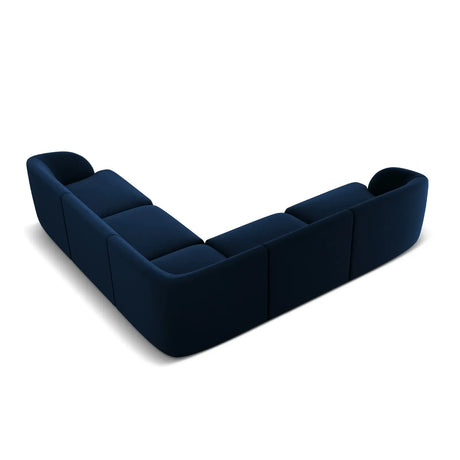 Miley 5-Sitzer Ecksofa mit Bezug aus Samt oder Boucle, 255x255 cm - ZEN ZONE Furniture
