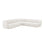 Miley 5-Sitzer Ecksofa mit Bezug aus Samt oder Boucle, 255x255 cm - ZEN ZONE Furniture