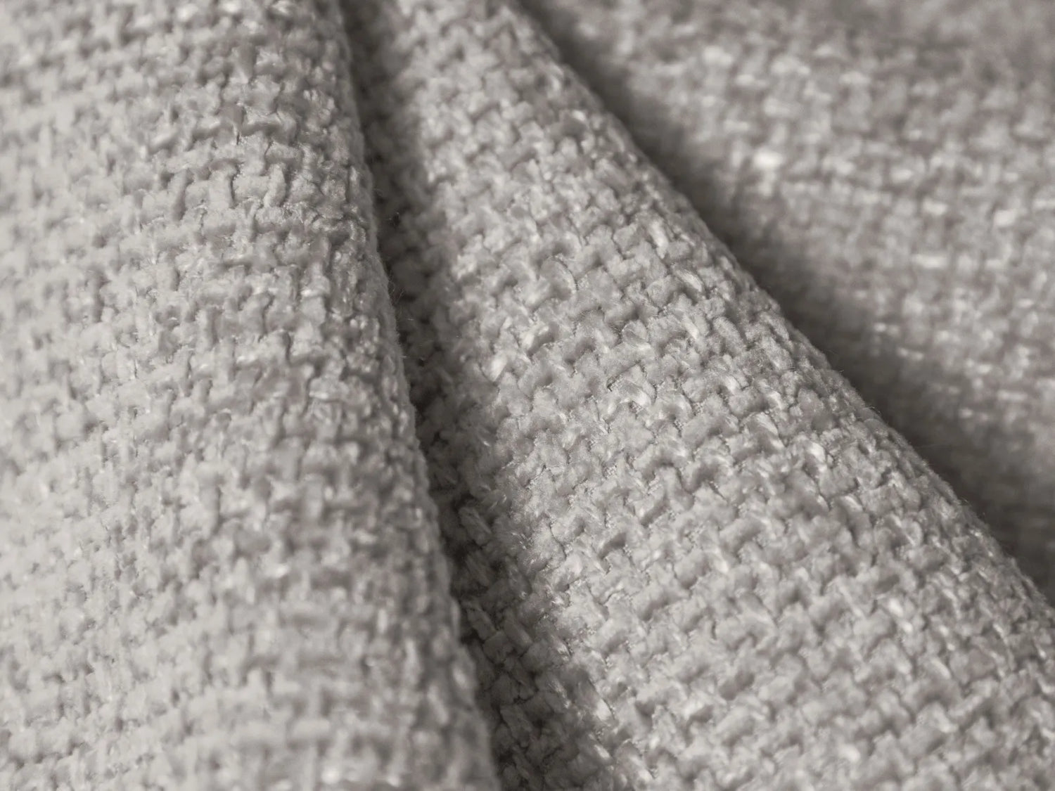Miley 5-Sitzer Panorama-Sofa mit Bezug aus Chenille (Haga06) in Hellgrau, 330x156 cm – Bild 4