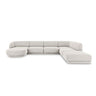Miley 6-Sitzer Panorama-Sofa Rechts mit Bezug aus Chenille, 330x255 cm - ZEN ZONE Furniture