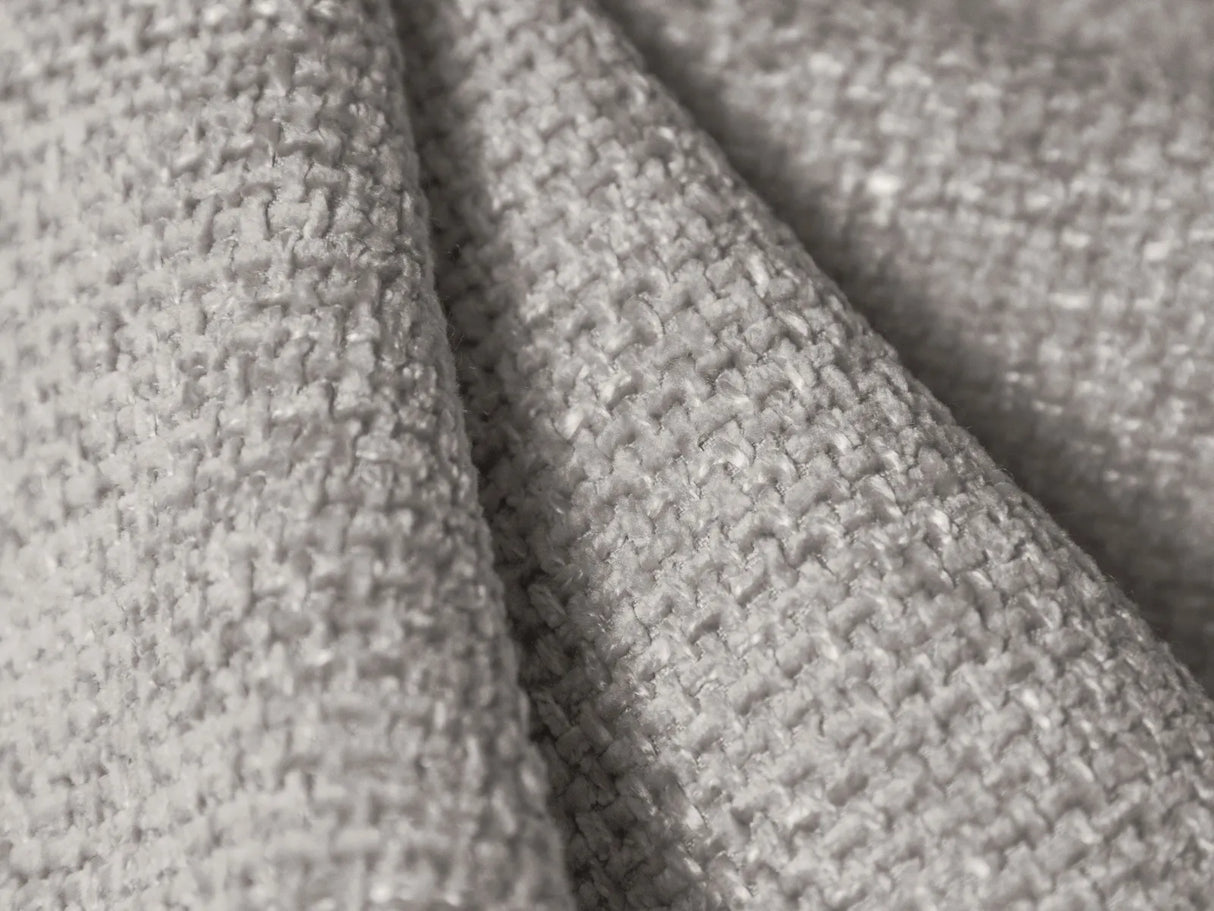Miley 6-Sitzer Panorama-Sofa Rechts mit Bezug aus Chenille (Haga06) in Hellgrau, 330x255 cm – Bild 4