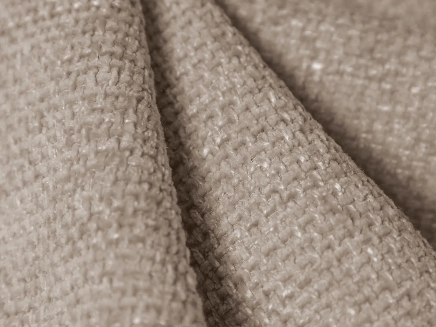 Miley 6-Sitzer Panorama-Sofa Rechts mit Bezug aus Chenille (Haga30) in Beige, 330x255 cm – Bild 4
