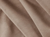 Miley 6-Sitzer Panorama-Sofa Rechts mit Bezug aus Samt (Blu40) in Cappuccino, 330x255 cm – Bild 4