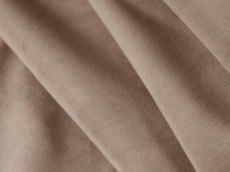 Miley 6-Sitzer Panorama-Sofa Rechts mit Bezug aus Samt (Blu40) in Cappuccino, 330x255 cm – Bild 4