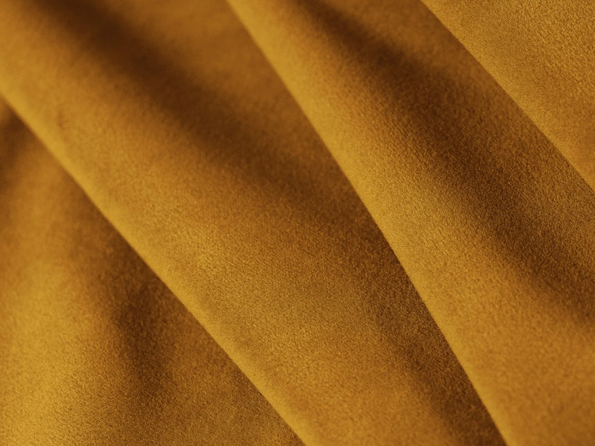 Miley 6-Sitzer Panorama-Sofa Rechts mit Bezug aus Samt (Blu68) in Gelb, 330x255 cm – Bild 4