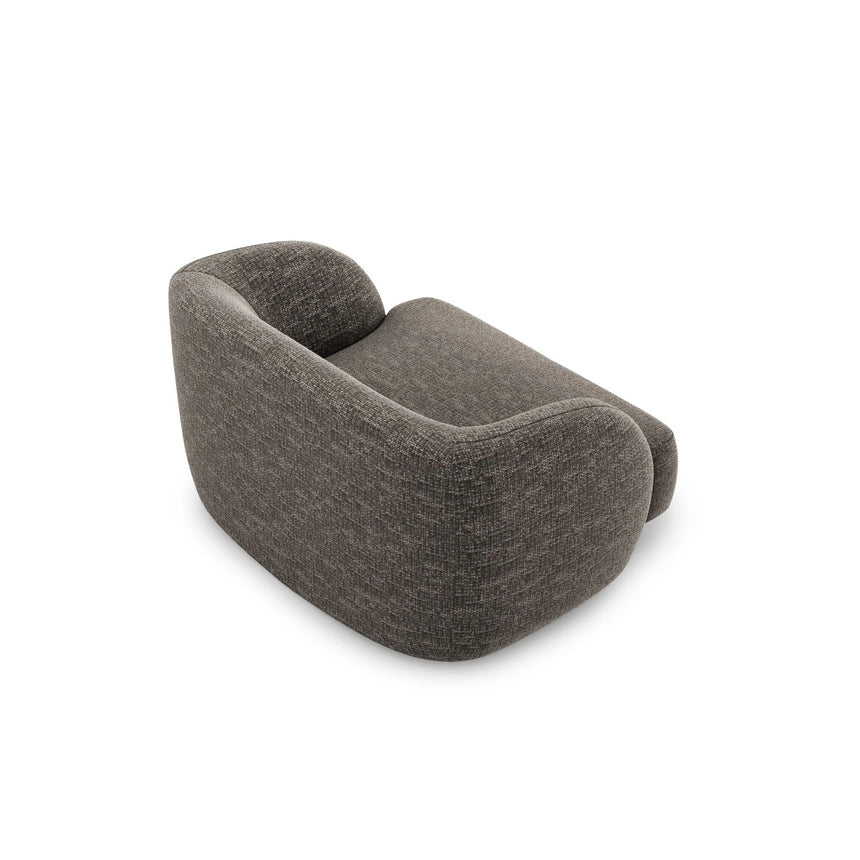 Miley Sessel mit Bezug in Chenille (Haga16) in Grau, 103x90 cm – Bild 4