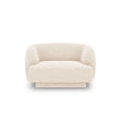 Miley Sessel mit Bezug in Chenille (Haga23) in Leichtes Beige, 103x90 cm – Bild 1