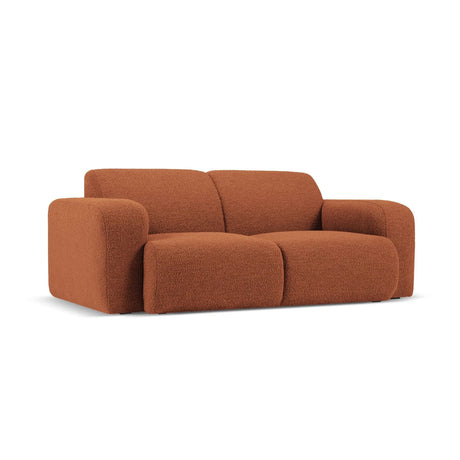 Molino 2-Sitzer Sofa mit Bezug aus Boucle (Bal2078) in Braun, 170x95 cm – Bild 3