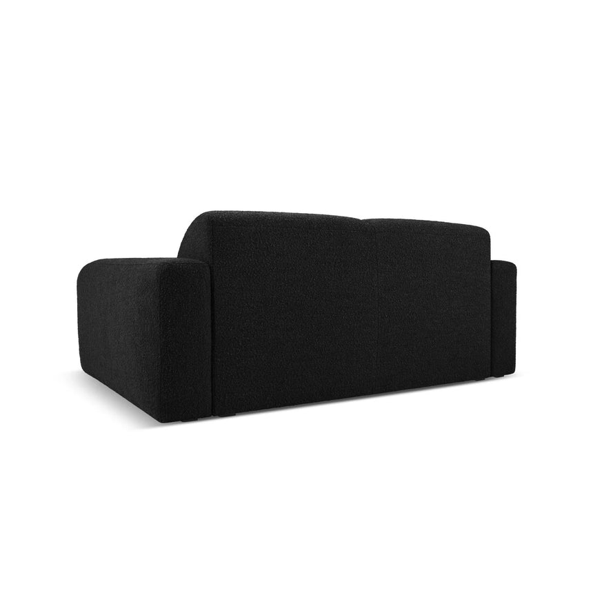 Molino 2-Sitzer Sofa mit Bezug aus Boucle (Bal2082) in Schwarz, 170x95 cm – Bild 4