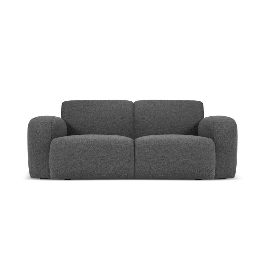 Molino 2-Sitzer Sofa mit Bezug aus Boucle (Bal2083) in Dunkelgrau, 170x95 cm – Bild 1