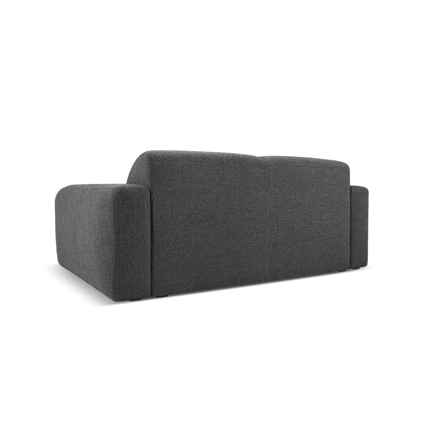 Molino 2-Sitzer Sofa mit Bezug aus Boucle (Bal2083) in Dunkelgrau, 170x95 cm – Bild 4