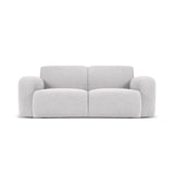 Molino 2-Sitzer Sofa mit Bezug aus Boucle (Bal2085) in Hellgrau, 170x95 cm – Bild 1