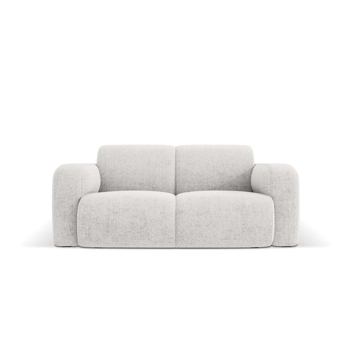 Molino 2-Sitzer Sofa mit Bezug aus Chenille (Haga06) in Hellgrau, 170x95 cm – Bild 1