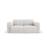 Molino 2-Sitzer Sofa mit Bezug aus Chenille (Haga06) in Hellgrau, 170x95 cm – Bild 1