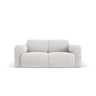Molino 2-Sitzer Sofa mit Bezug aus Chenille (Haga06) in Hellgrau, 170x95 cm – Bild 1