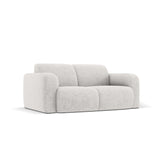 Molino 2-Sitzer Sofa mit Bezug aus Chenille (Haga06) in Hellgrau, 170x95 cm – Bild 4