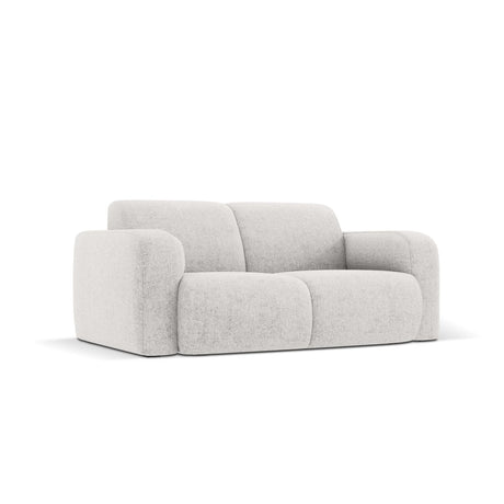 Molino 2-Sitzer Sofa mit Bezug aus Chenille (Haga06) in Hellgrau, 170x95 cm – Bild 4