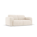 Molino 2-Sitzer Sofa mit Bezug aus Chenille (Haga23) in Leichtes Beige, 170x95 cm – Bild 4
