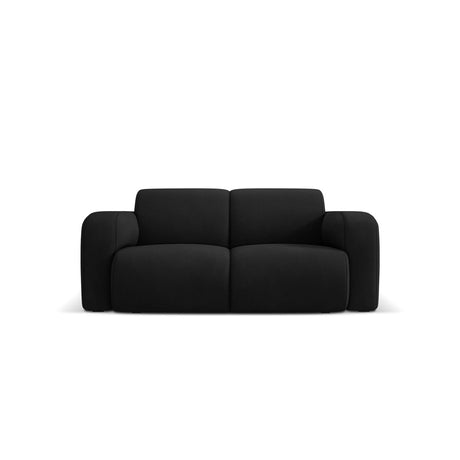 Molino 2-Sitzer Sofa mit Bezug aus Chenille (Reb1) in Schwarz, 170x95 cm – Bild 1