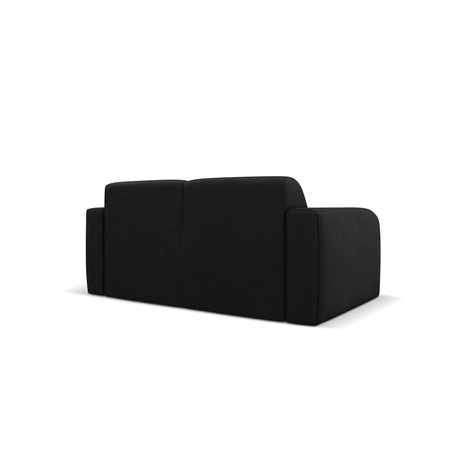 Molino 2-Sitzer Sofa mit Bezug aus Chenille (Reb1) in Schwarz, 170x95 cm – Bild 5