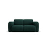 Molino 2-Sitzer Sofa mit Bezug aus Chenille (Reb16) in Flaschengrün, 170x95 cm – Bild 1