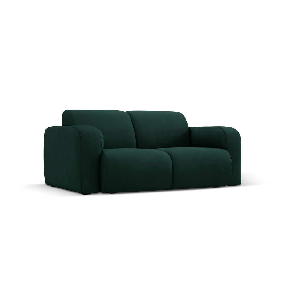 Molino 2-Sitzer Sofa mit Bezug aus Chenille (Reb16) in Flaschengrün, 170x95 cm – Bild 3