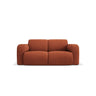 Molino 2-Sitzer Sofa mit Bezug aus Chenille (Reb20) in Orange, 170x95 cm – Bild 1