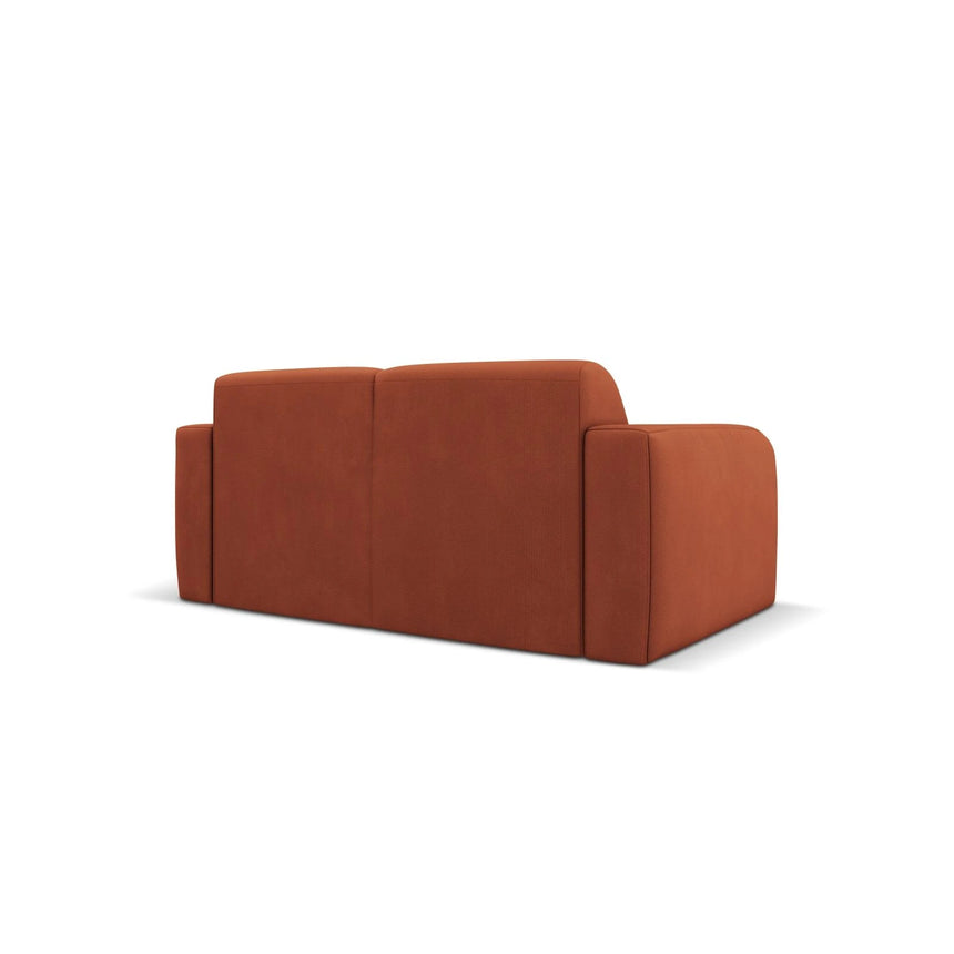 Molino 2-Sitzer Sofa mit Bezug aus Chenille (Reb20) in Orange, 170x95 cm – Bild 4