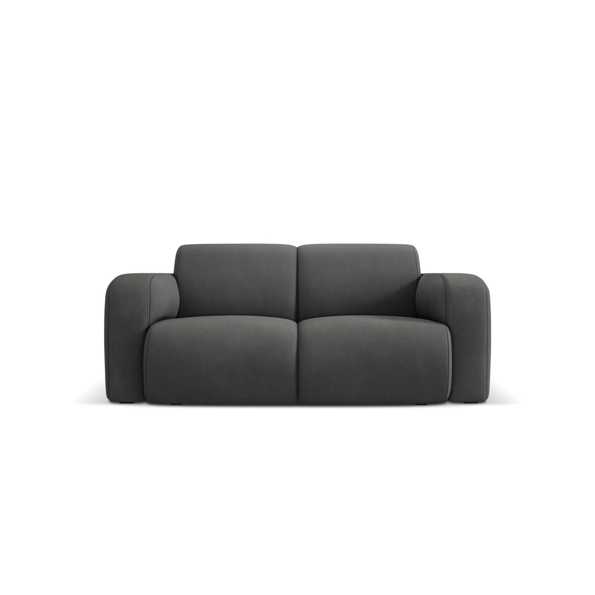 Molino 2-Sitzer Sofa mit Bezug aus Chenille (Reb3) in Dunkelgrau, 170x95 cm – Bild 1