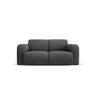 Molino 2-Sitzer Sofa mit Bezug aus Chenille (Reb3) in Dunkelgrau, 170x95 cm – Bild 1