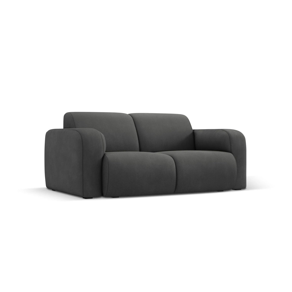 Molino 2-Sitzer Sofa mit Bezug aus Chenille (Reb3) in Dunkelgrau, 170x95 cm – Bild 3