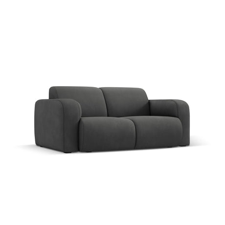 Molino 2-Sitzer Sofa mit Bezug aus Chenille (Reb3) in Dunkelgrau, 170x95 cm – Bild 3