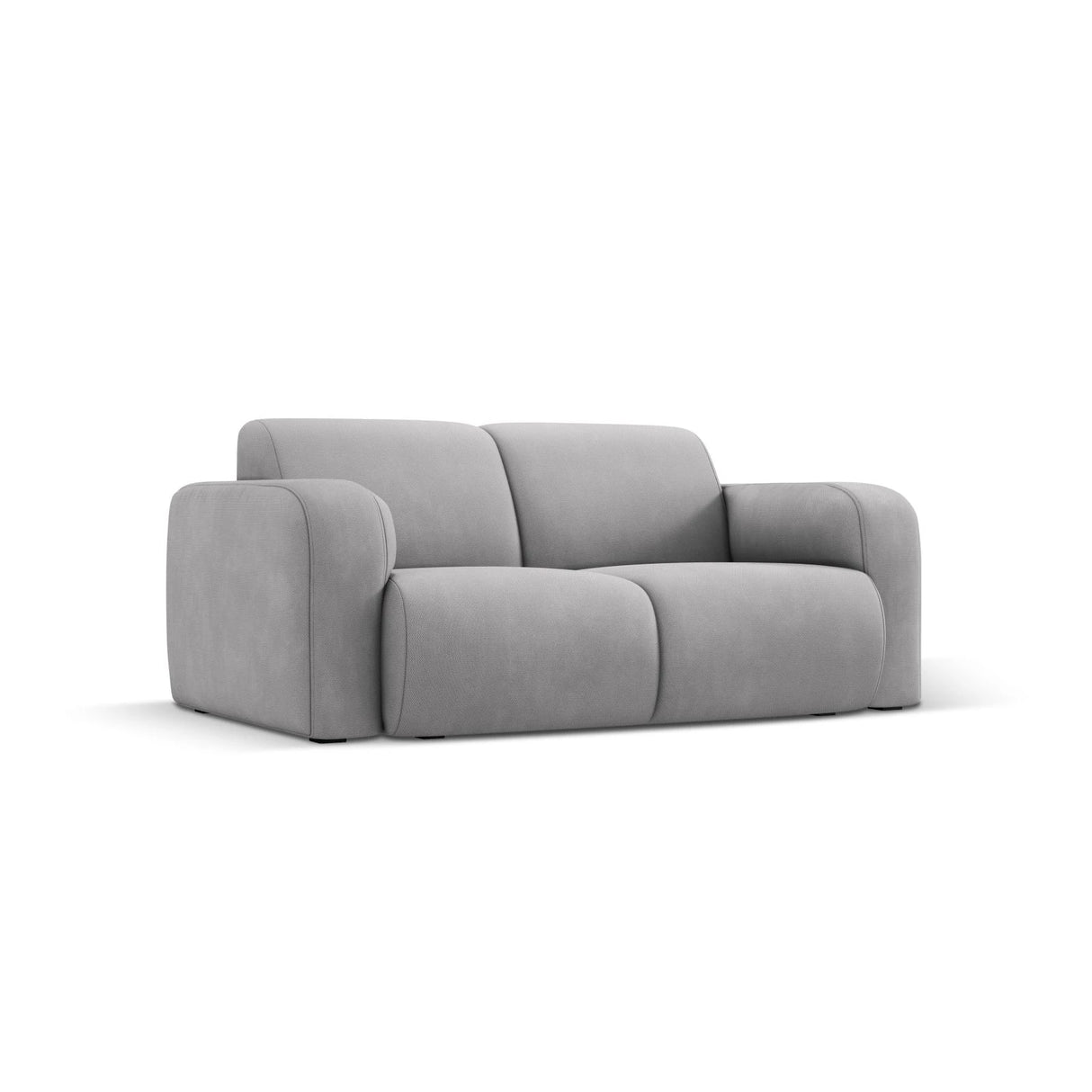 Molino 2-Sitzer Sofa mit Bezug aus Chenille (Reb5) in Hellgrau, 170x95 cm – Bild 3