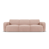 Molino 3-Sitzer Sofa mit Bezug aus Boucle (Bal2072) in Powder Pink, 235x95 cm – Bild 1