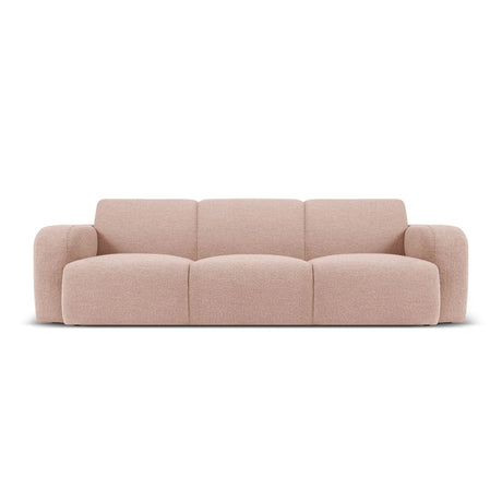 Molino 3-Sitzer Sofa mit Bezug aus Boucle (Bal2072) in Powder Pink, 235x95 cm – Bild 1