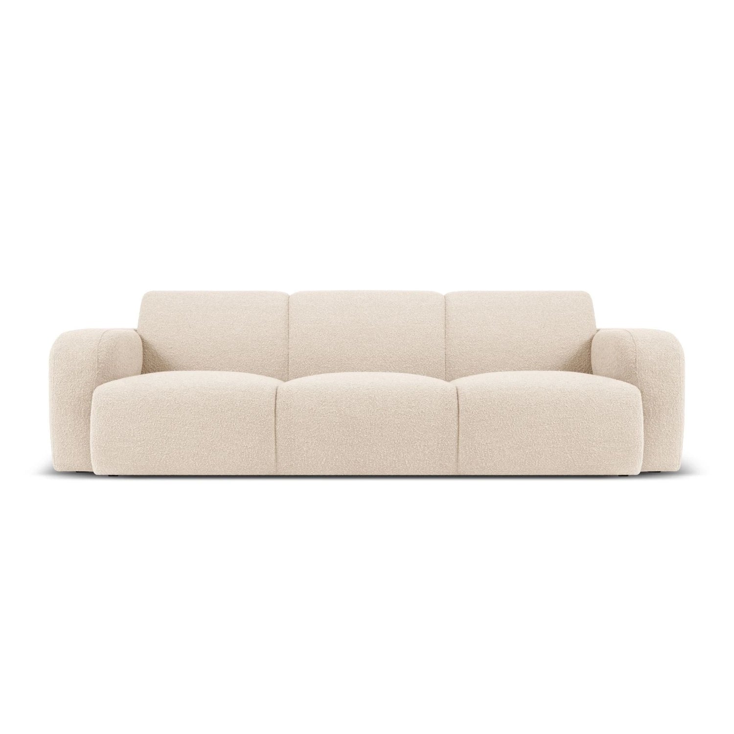 Molino 3-Sitzer Sofa mit Bezug aus Boucle (Bal2074) in Beige, 235x95 cm – Bild 1