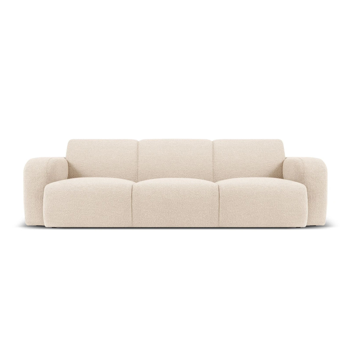Molino 3-Sitzer Sofa mit Bezug aus Boucle (Bal2074) in Beige, 235x95 cm – Bild 1