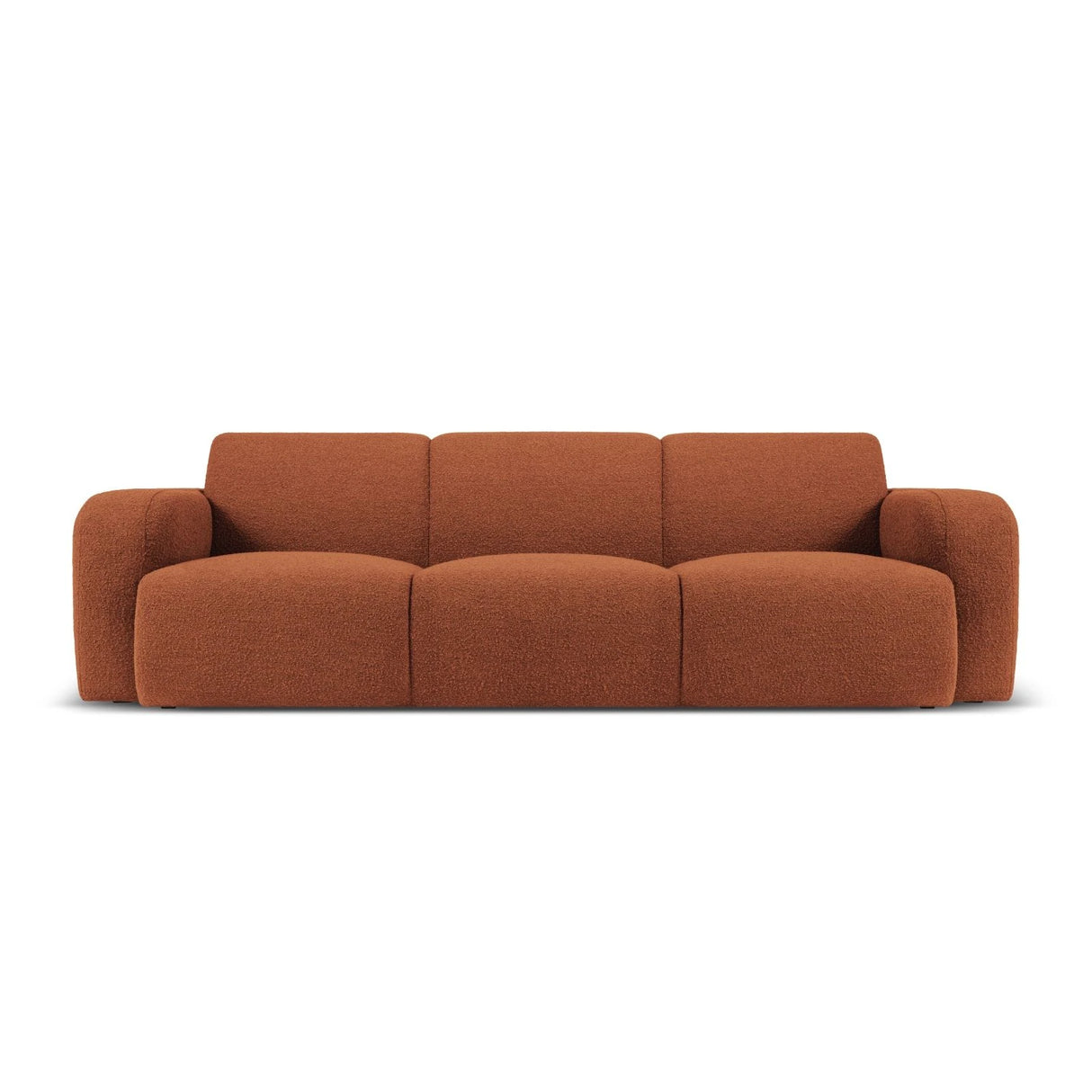 Molino 3-Sitzer Sofa mit Bezug aus Boucle (Bal2078) in Braun, 235x95 cm – Bild 1