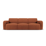 Molino 3-Sitzer Sofa mit Bezug aus Boucle (Bal2078) in Braun, 235x95 cm – Bild 1