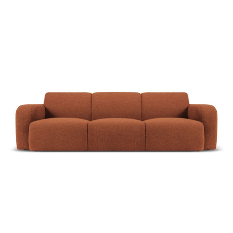 Molino 3-Sitzer Sofa mit Bezug aus Boucle (Bal2078) in Braun, 235x95 cm – Bild 1