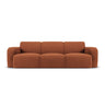 Molino 3-Sitzer Sofa mit Bezug aus Boucle (Bal2078) in Braun, 235x95 cm – Bild 1