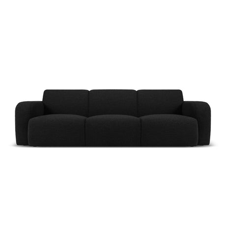 Molino 3-Sitzer Sofa mit Bezug aus Boucle (Bal2082) in Schwarz, 235x95 cm – Bild 1