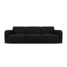 Molino 3-Sitzer Sofa mit Bezug aus Boucle (Bal2082) in Schwarz, 235x95 cm – Bild 1