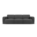 Molino 3-Sitzer Sofa mit Bezug aus Boucle (Bal2083) in Dunkelgrau, 235x95 cm – Bild 1